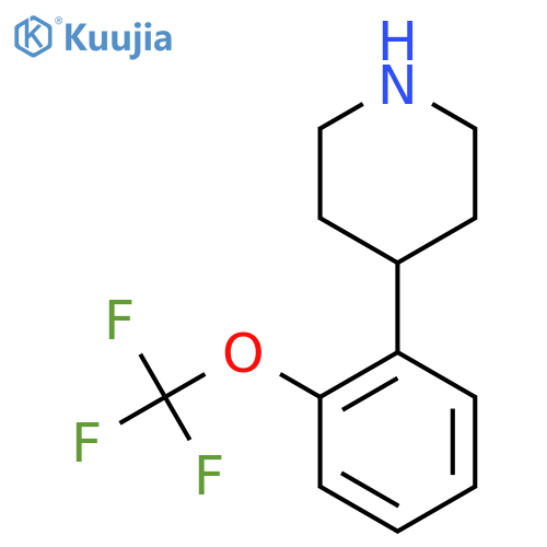 4-2-(trifluoromethoxy)phenylpiperidine structure