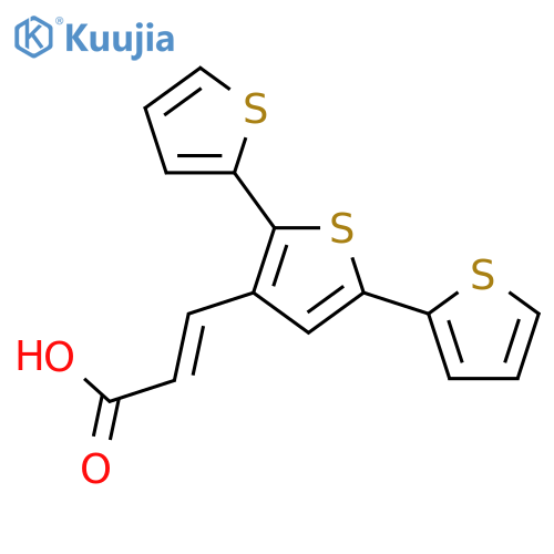 2-Propenoic acid, 3-[2,2':5',2''-terthiophen]-3'-yl- structure