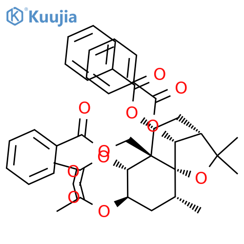1alpha,2alpha-Diacetoxy-6beta,9beta,15-tribenzoyloxy-beta-dihydroagarofuran structure