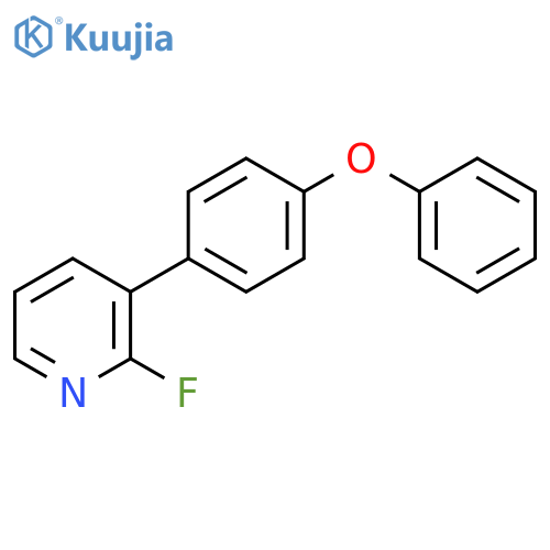 Pyridine, 2-fluoro-3-(4-phenoxyphenyl)- structure