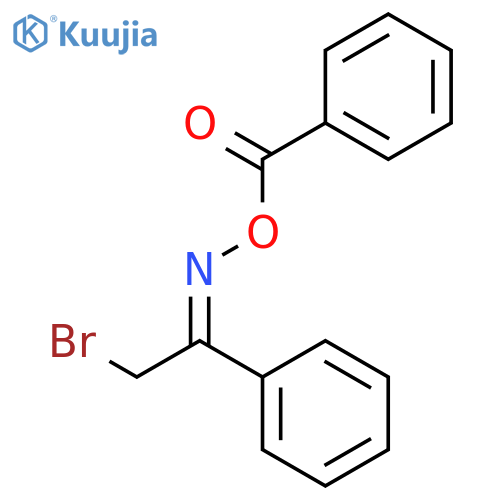 Ethanone,2-bromo-1-phenyl-, O-benzoyloxime structure