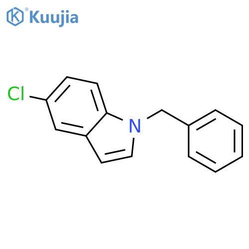 1H-Indole, 5-chloro-1-(phenylmethyl)- structure