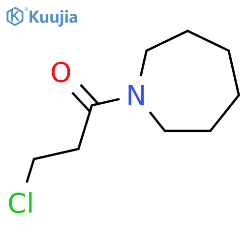 1-(Azepan-1-yl)-3-chloropropan-1-one structure