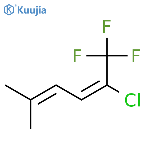 2,4-Hexadiene, 2-chloro-1,1,1-trifluoro-5-methyl-, (E)- structure