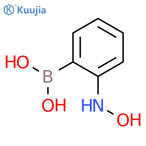 Boronic acid, [2-(hydroxyamino)phenyl]- structure