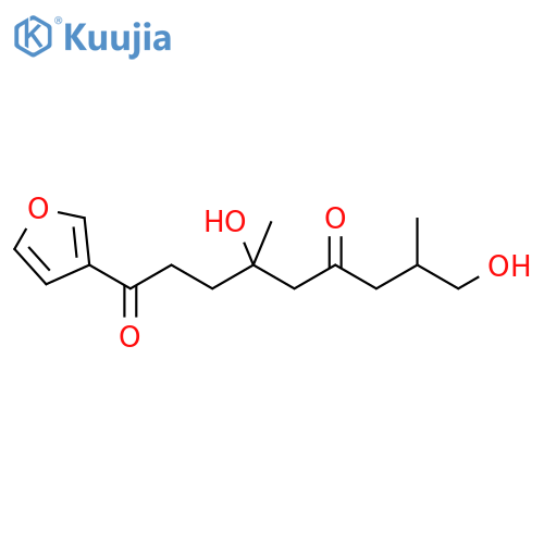 1,6-Nonanedione, 1-(3-furanyl)-4,9-dihydroxy-4,8-dimethyl- structure