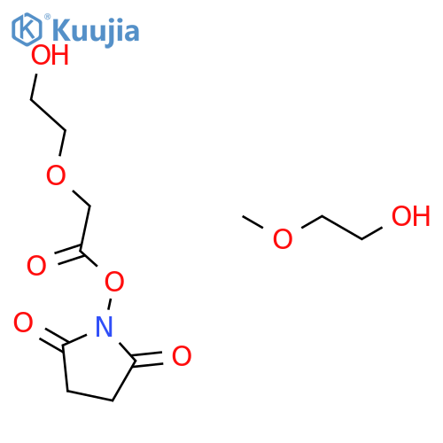 Poly(oxy-1,2-ethanediyl),a-[2-[(2,5-dioxo-1-pyrrolidinyl)oxy]-2-oxoethyl]-w-methoxy- structure