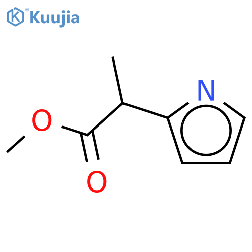 methyl 2-(1H-pyrrol-2-yl)propanoate structure