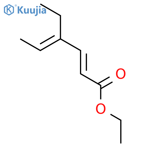 2,4-Hexadienoic acid, 4-ethyl-, ethyl ester, (2E,4E)- structure