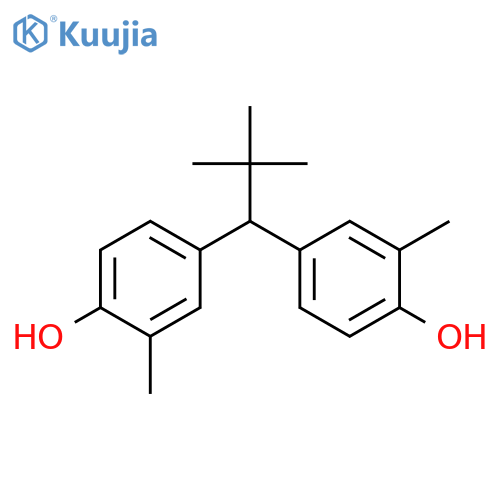 Phenol, 4,4'-(2,2-dimethylpropylidene)bis[2-methyl- structure