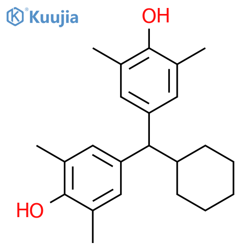Phenol, 4,4'-(cyclohexylmethylene)bis[2,6-dimethyl- structure