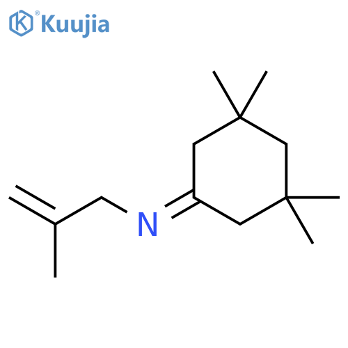 2-Propen-1-amine, 2-methyl-N-(3,3,5,5-tetramethylcyclohexylidene)- structure