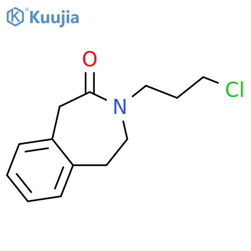 2H-3-Benzazepin-2-one, 3-(3-chloropropyl)-1,3,4,5-tetrahydro- structure