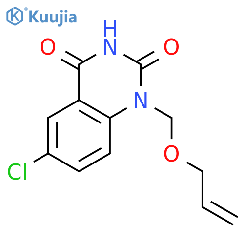 2,4(1H,3H)-Quinazolinedione, 6-chloro-1-[(2-propen-1-yloxy)methyl]- structure