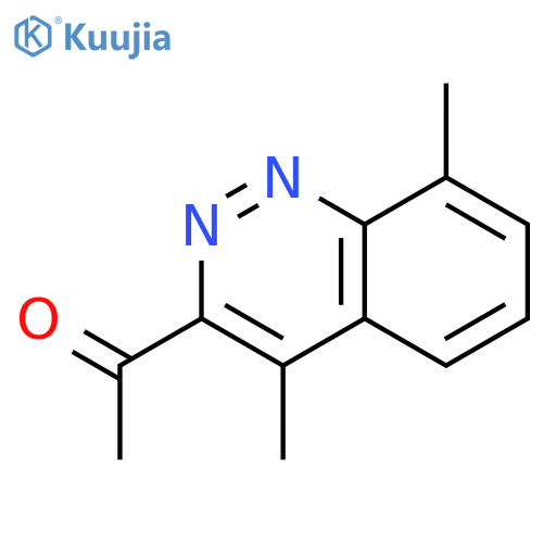 Ethanone, 1-(4,8-dimethyl-3-cinnolinyl)- structure