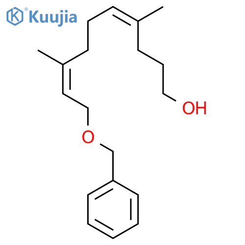 4,8-Decadien-1-ol, 4,8-dimethyl-10-(phenylmethoxy)-, (Z,Z)- structure