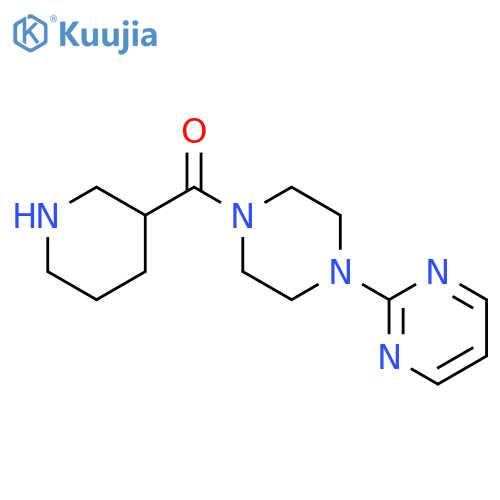 Methanone, 3-piperidinyl[4-(2-pyrimidinyl)-1-piperazinyl]- structure