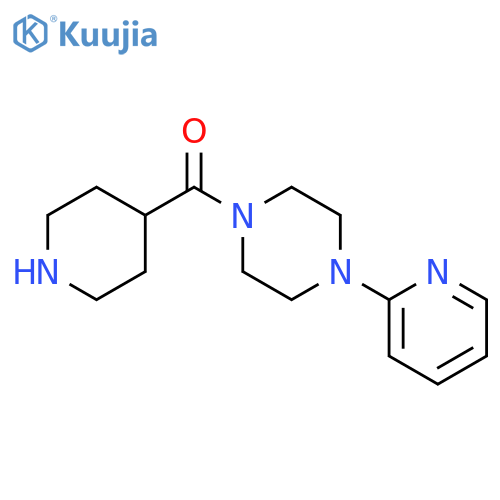 Methanone, 4-piperidinyl[4-(2-pyridinyl)-1-piperazinyl]- structure