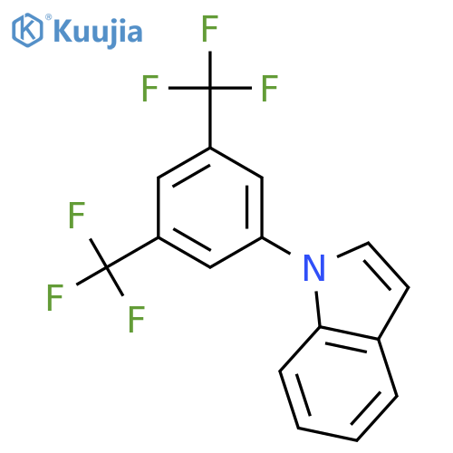 1H-Indole, 1-[3,5-bis(trifluoromethyl)phenyl]- structure
