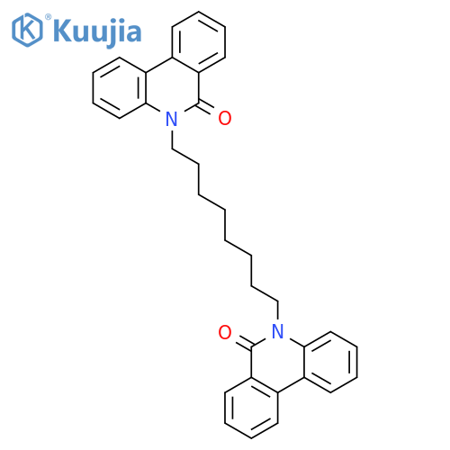6(5H)-Phenanthridinone, 5,5'-(1,8-octanediyl)bis- structure