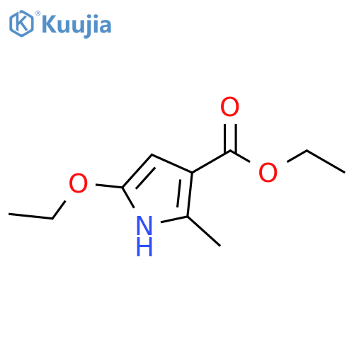 5-ethoxy-2-methyl-1H-Pyrrole-3-carboxylic acid ethyl ester structure