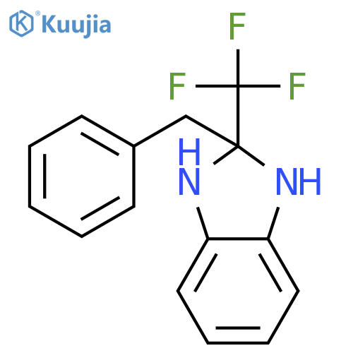 1H-Benzimidazole, 2,3-dihydro-2-(phenylmethyl)-2-(trifluoromethyl)- structure