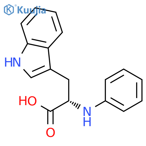 Tryptophan, N-phenyl- structure