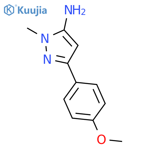 3-(4-Methoxyphenyl)-1-methyl-1H-pyrazol-5-amine structure