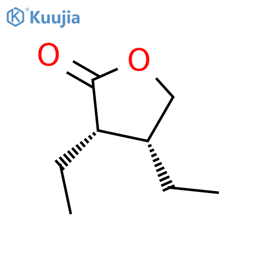 2(3H)-Furanone, 3,4-diethyldihydro-, (3S-cis)- structure