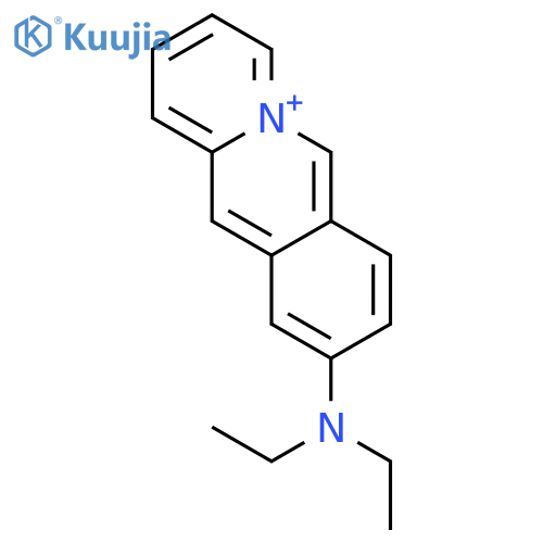 Benzo[b]quinolizinium, 9-(diethylamino)- structure