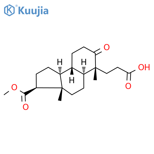 (3S,3aS,5aS,6R,9aS,9bS)-Dodecahydro-3-(methoxycarbonyl)-3a,6-dimethyl-7-oxo-1H-benz[e]indene-6-propanoic acid structure