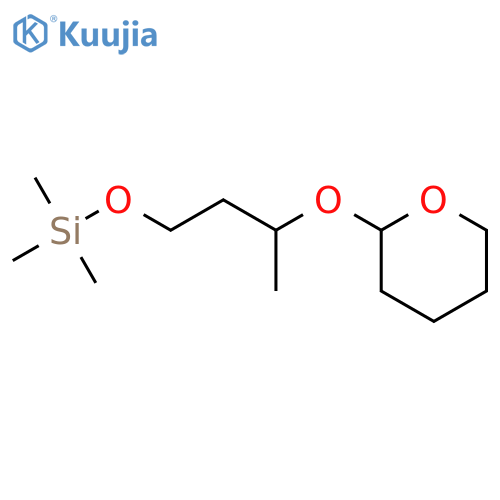 2H-Pyran, tetrahydro-2-[1-methyl-3-[(trimethylsilyl)oxy]propoxy]- structure