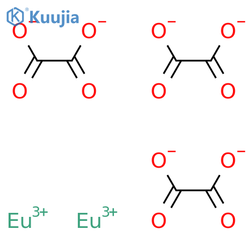 Europium, (mu-(ethanedioato(2-)-kappao1,kappao2':kappao1',kappao2))bis(ethanedioato(2-)-kappao1,kappao2)di- structure