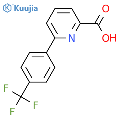6-(4-(Trifluoromethyl)phenyl)picolinic acid structure