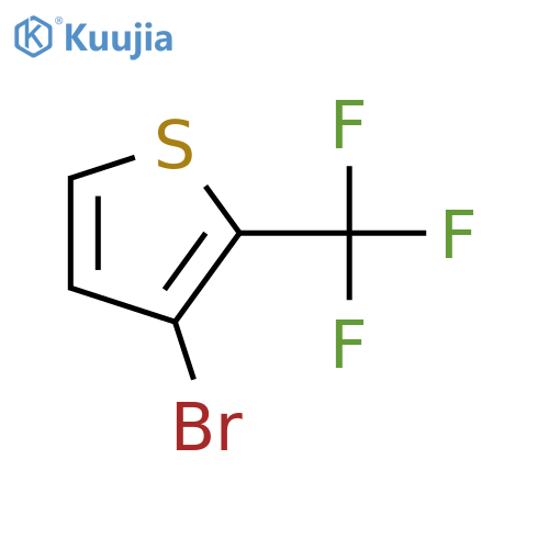 3-Bromo-2-(trifluoromethyl)thiophene structure