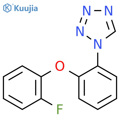 1-2-(2-Fluorophenoxy)phenyl-1H-tetrazole structure