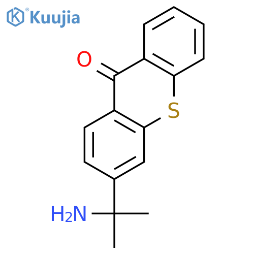 9H-Thioxanthen-9-one, 3-(1-amino-1-methylethyl)- structure