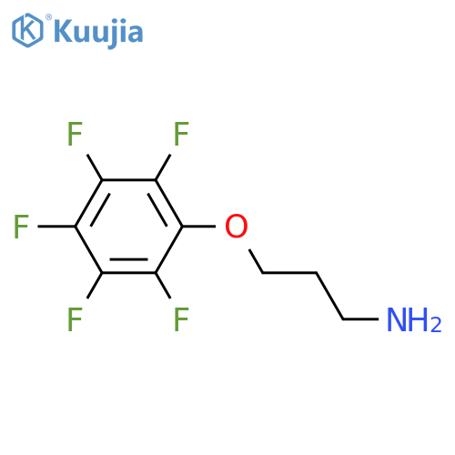 3-pentafluorophenoxypropan-1-amine structure