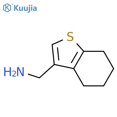 (4,5,6,7-Tetrahydrobenzobthiophen-3-yl)methanamine structure