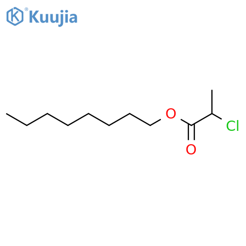 Octyl 2-chloropropanoate structure