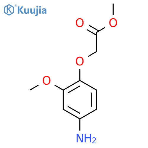 Methyl (4-amino-2-methoxyphenoxy)acetate structure