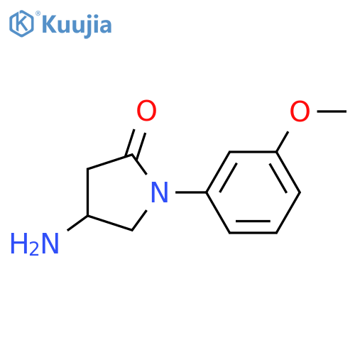 4-Amino-1-(3-methoxy-phenyl)-pyrrolidin-2-onehydrochloride structure