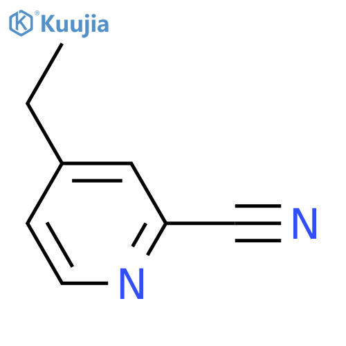 4-ethyl-2-Pyridinecarbonitrile structure