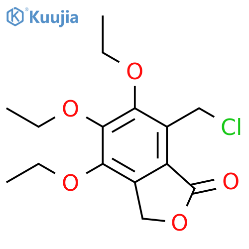 7-(Chloromethyl)-4,5,6-triethoxy-2-benzofuran-1(3H)-one structure