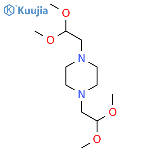 1,4-Bis(2,2-dimethoxyethyl)piperazine structure