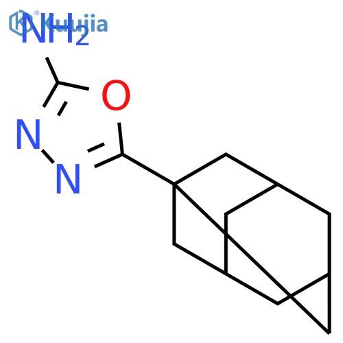 5-(1-Adamantyl)-1,3,4-oxadiazol-2-ylamine structure