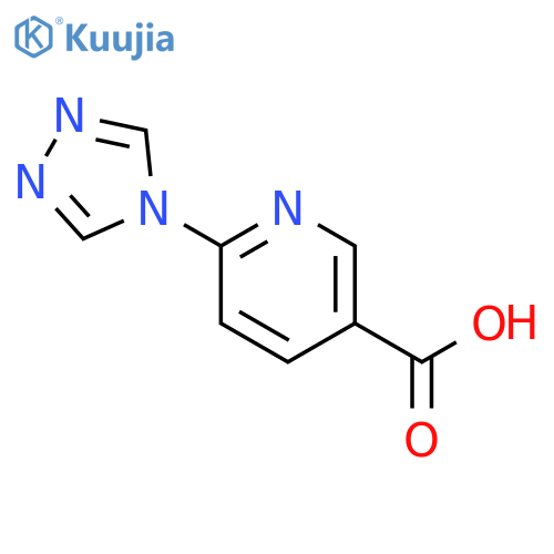 6-(4H-1,2,4-Triazol-4-yl)nicotinic acid structure