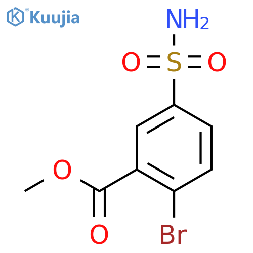 Methyl 2-bromo-5-sulfamoylbenzoate structure