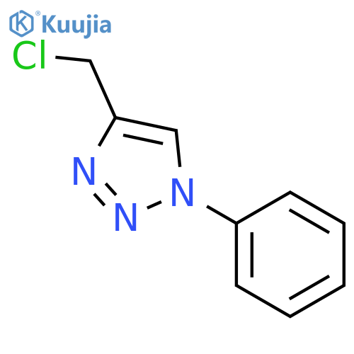 4-(chloromethyl)-1-phenyl-1H-1,2,3-triazole structure