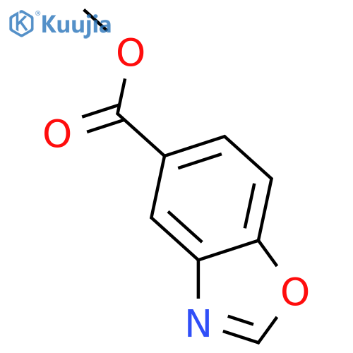 Methyl 1,3-benzoxazole-5-carboxylate structure